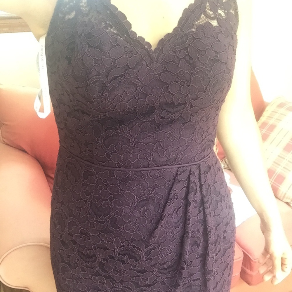 Purple bridesmaid dress